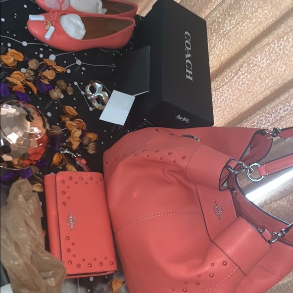 Coach In Handbag bundle Fussia Pink Color - Picture 10 of 16